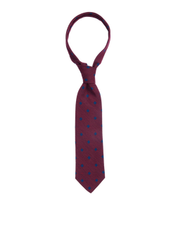 Valentino Tie, Silk/Wool, Red/Blue, MII, 2*
